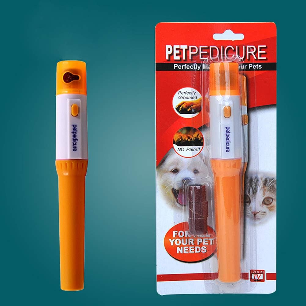Lima eléctrica portátil y segura para un acabado perfecto en las uñas de tus mascotas.
