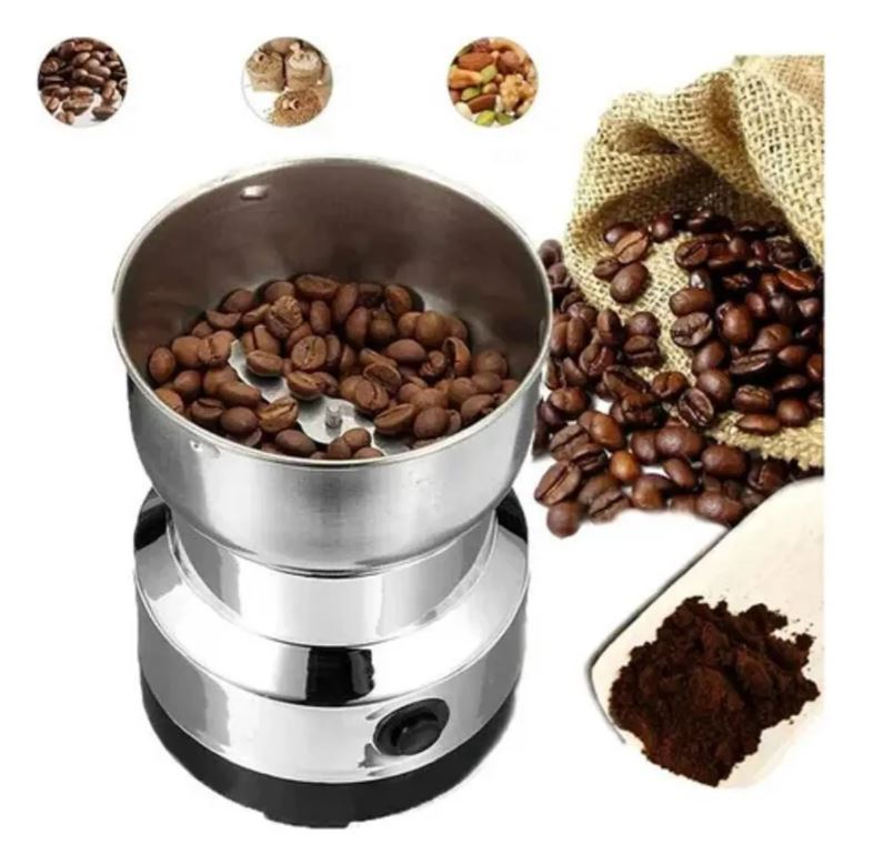 Molino eléctrico de alta capacidad, perfecto para moler granos secos y frutos secos.