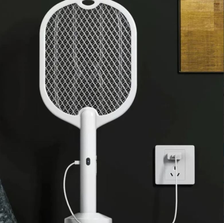 Raqueta Eléctrica Anti-insectos con Alto Voltaje de 3000V