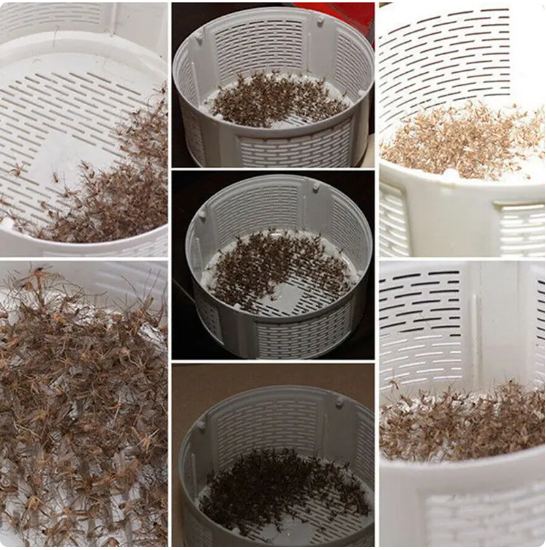 Lámpara Mata Mosquitos Eléctrica con Luz LED y Trampa de Succión