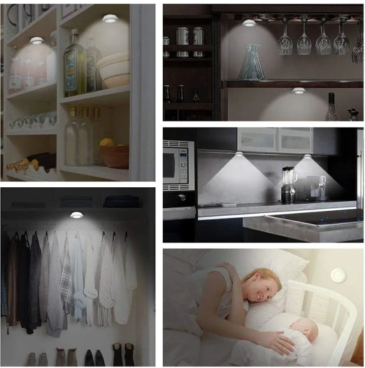 Pack de 3 LED Spots Ultrabrillantes con Control Remoto