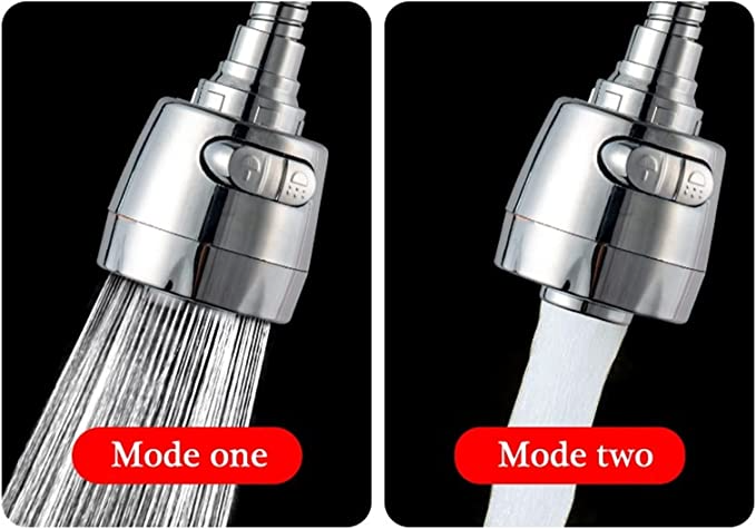 Rociador extensión de Grifo Giratorio 360° para Fregadero de Cocina y Baño