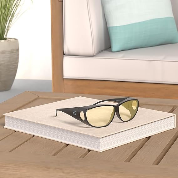 Lentes, Gafas de Visión Nocturna Envolventes – Lentes Polarizadas para Conducir de Noche