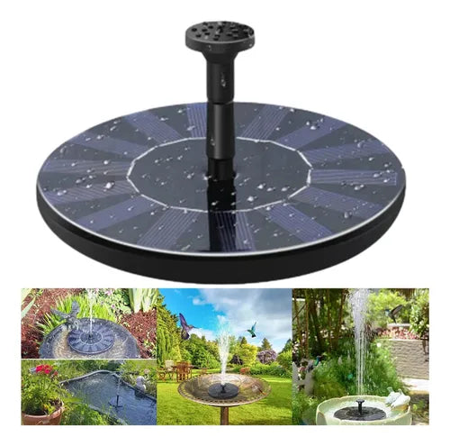 Fuente Solar de Agua para Jardín – Energía Solar para Decoración Ecológica y Funcional