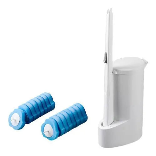 Escobilla Limpiadora de Baño con Cabezal Reemplazable – Limpieza Profunda y Duradera