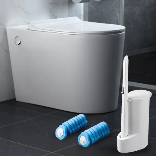 Escobilla Limpiadora de Baño con Cabezal Reemplazable – Limpieza Profunda y Duradera