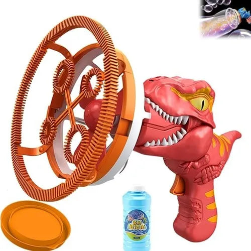 Pistola de Burbujas de Dinosaurio – Juguete Divertido para Niños