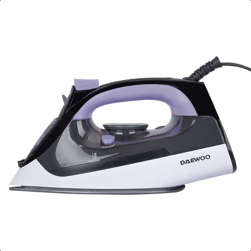 Plancha de Vapor Daewoo de 1100W con Suela Antiadherente y Vapor Vertical