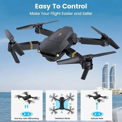 Mini Dron 4K con Cámara HD y Control Remoto