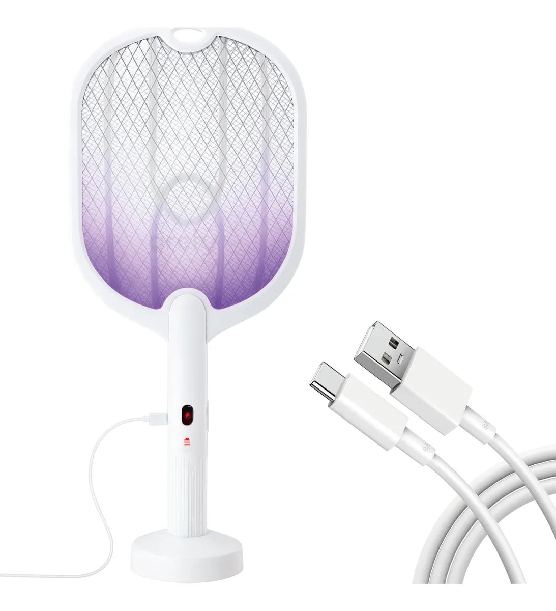 Raqueta Eléctrica Anti-insectos con Alto Voltaje de 3000V