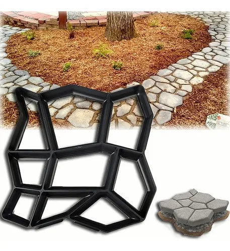 Molde Reutilizable para Caminos y Pisos – Diseño Profesional al Instante