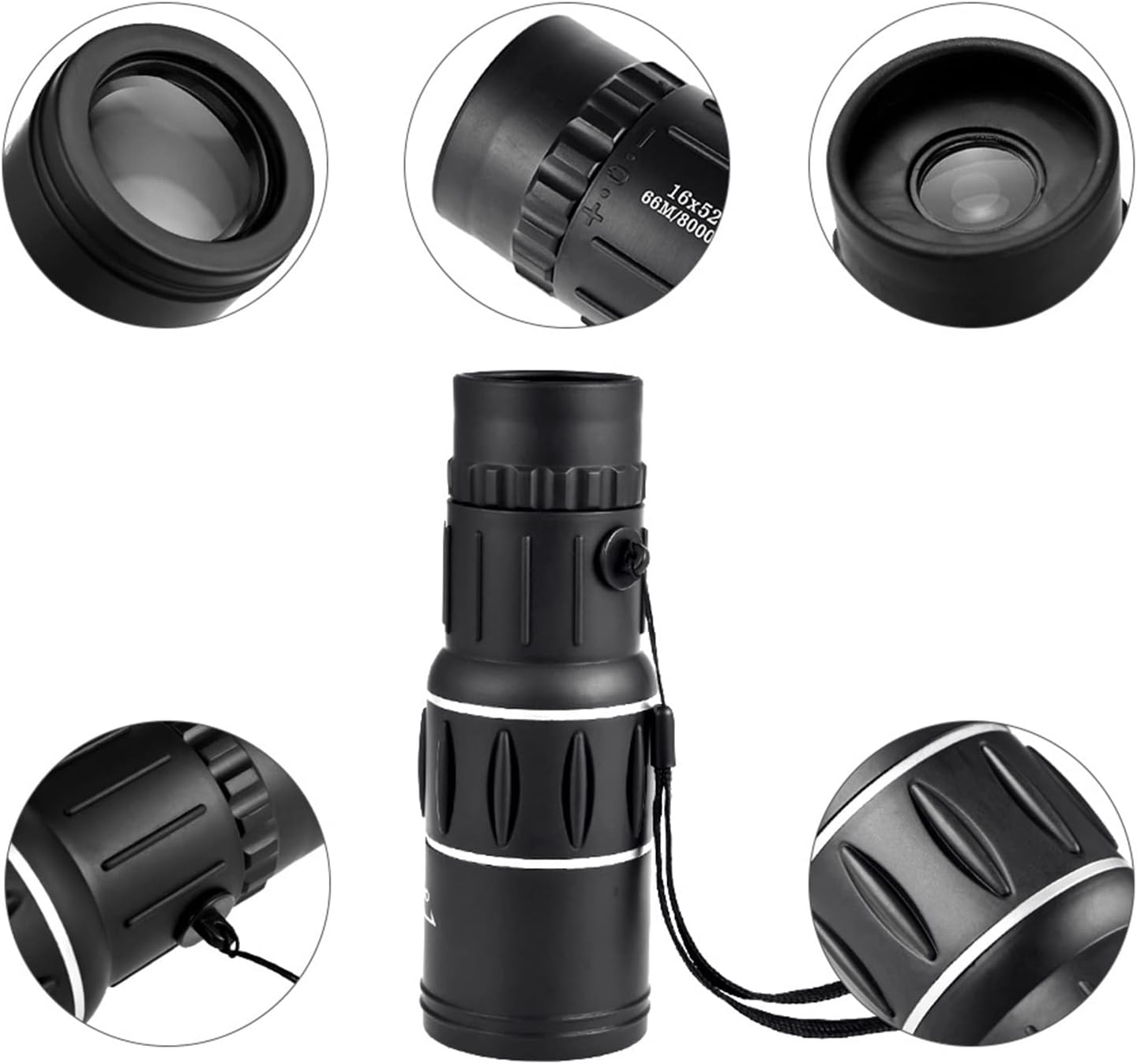 Telescopio Monocular 16x52 Compacto – Observa el Mundo con Claridad y Comodidad