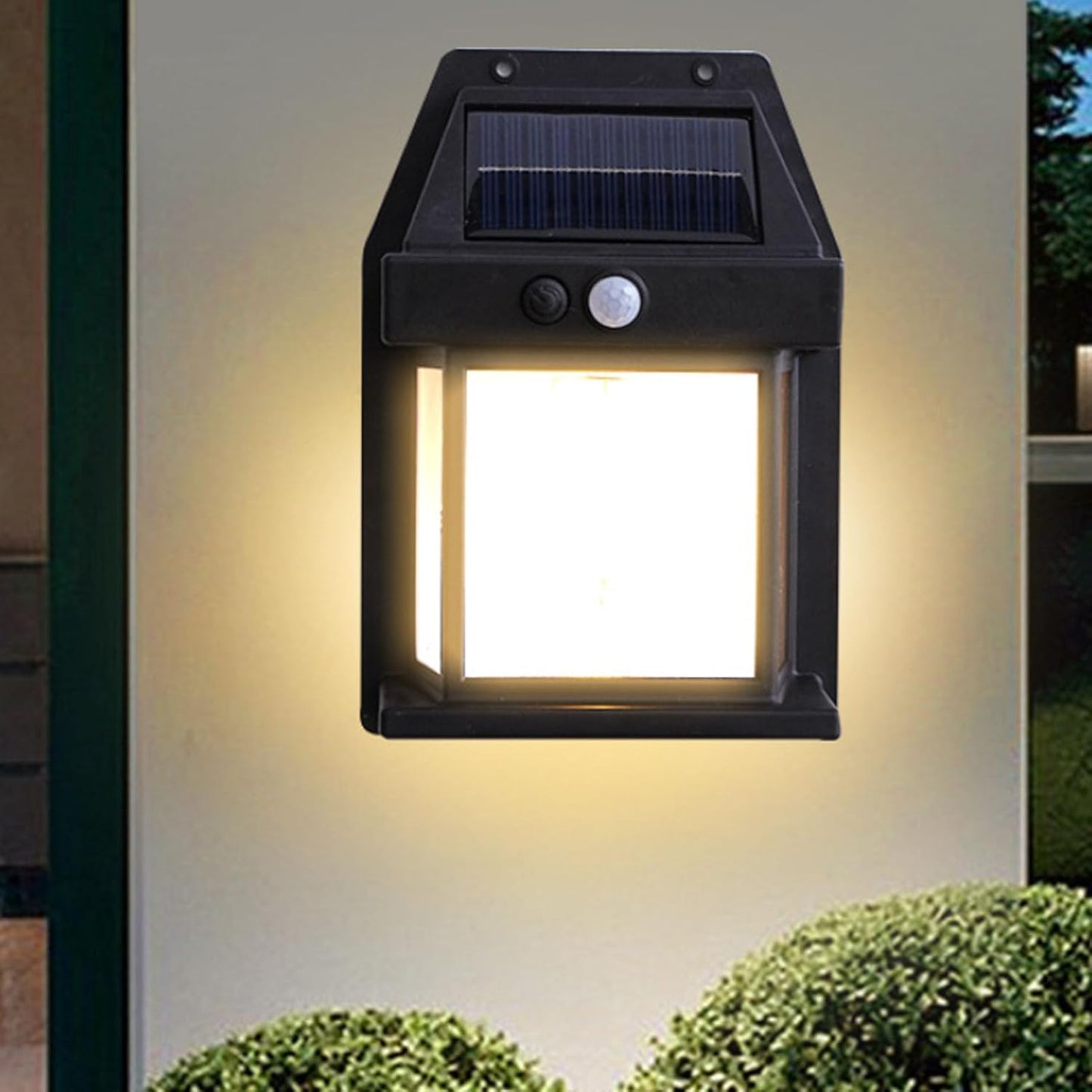 Farol Solar de Pared con Sensor de Movimiento – Ilumina tu Jardín sin Complicaciones