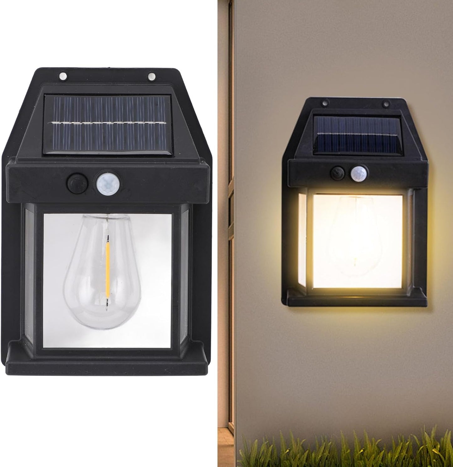 Farol Solar de Pared con Sensor de Movimiento – Ilumina tu Jardín sin Complicaciones