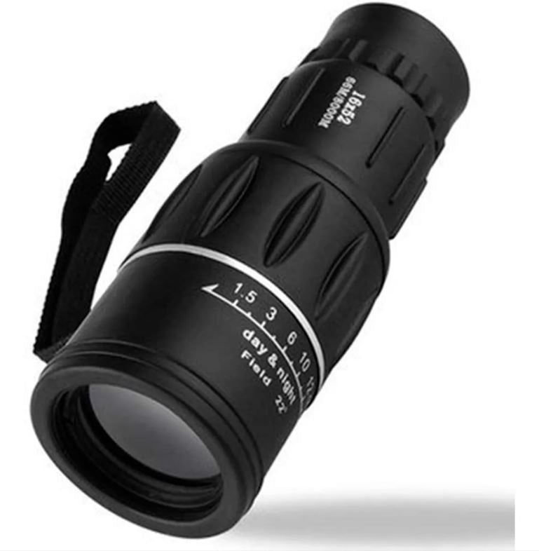 Telescopio Monocular 16x52 Compacto – Observa el Mundo con Claridad y Comodidad