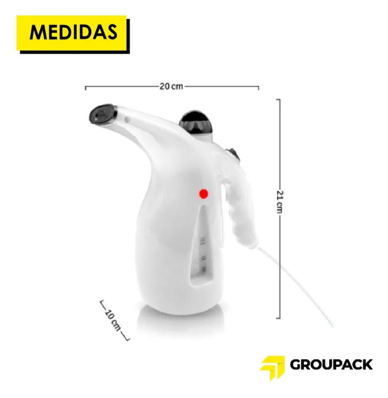 Aparato para planchar verticalmente con vapor continuo, no requiere tabla de planchar.