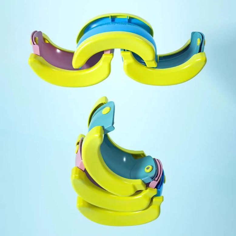 Asiento inodoro plegable portátil para niños, complemento de entrenamiento WC.