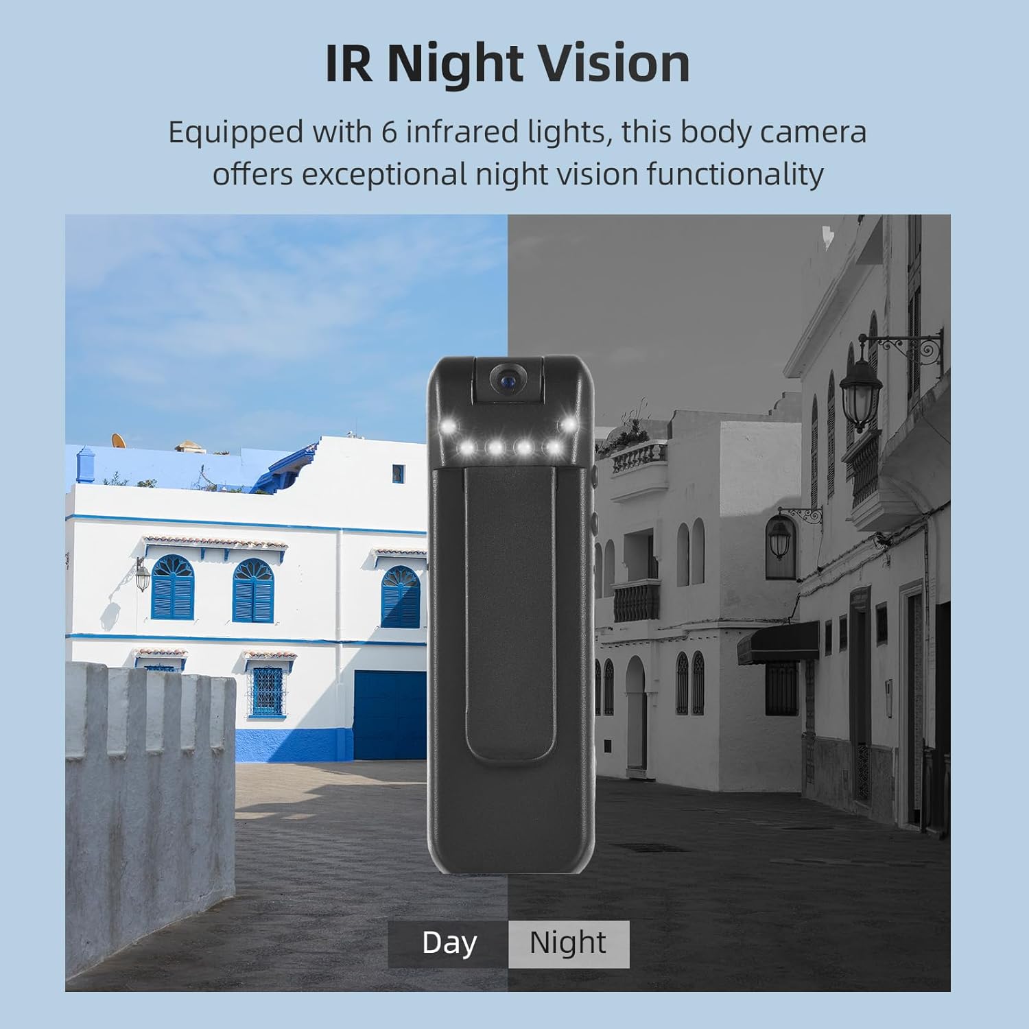 Cámara de seguridad portátil 1080P HD, compacta y discreta.