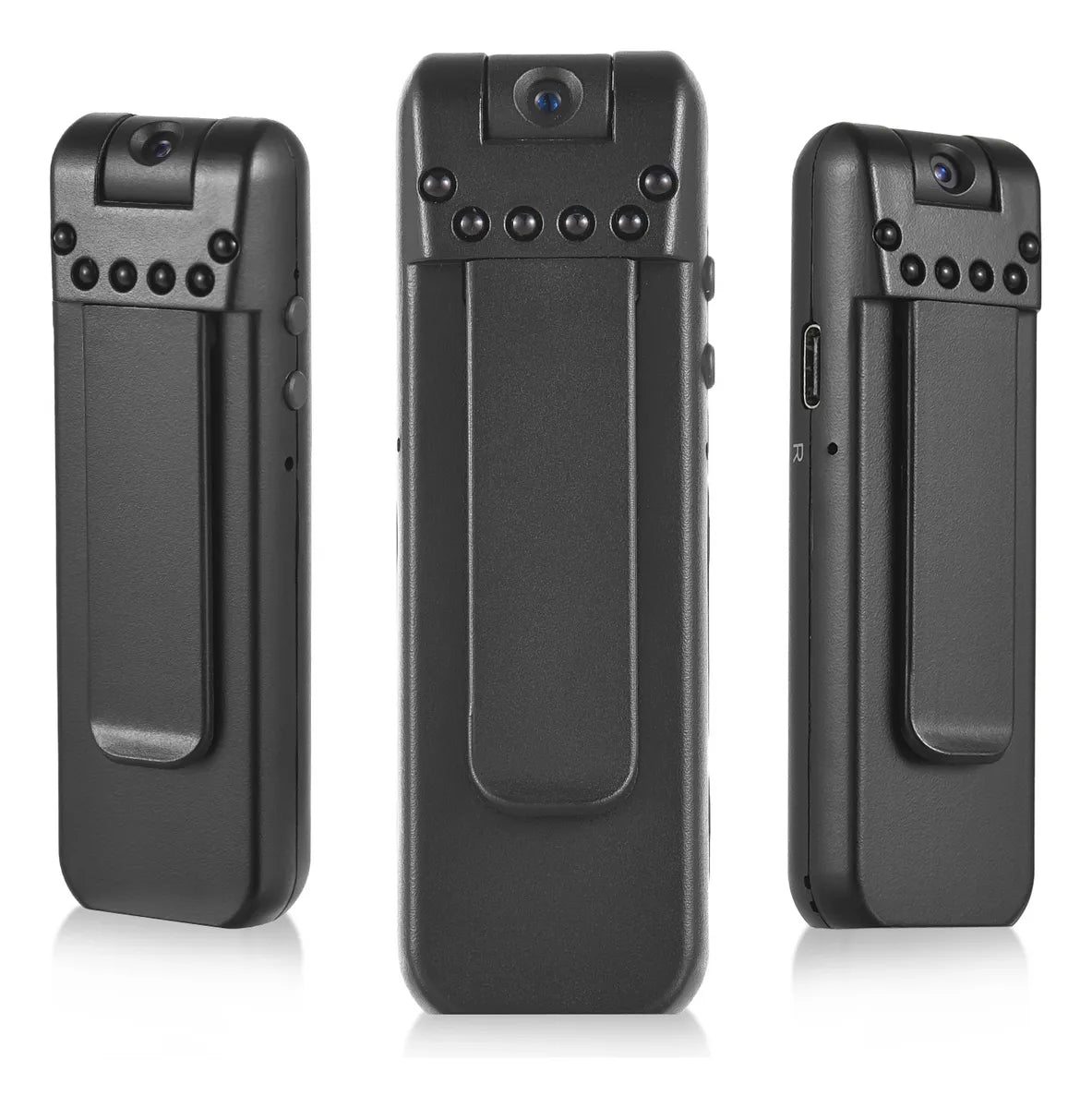 Cámara de vigilancia portátil 1080P HD, discreta para todo tipo de uso.