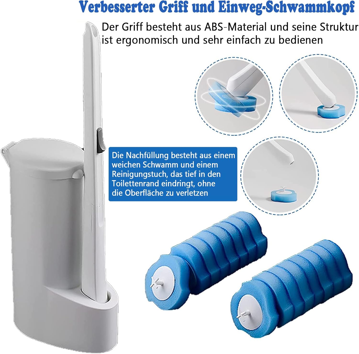 Cepillo de baño desechable con detergente integrado, máxima higiene y frescura.