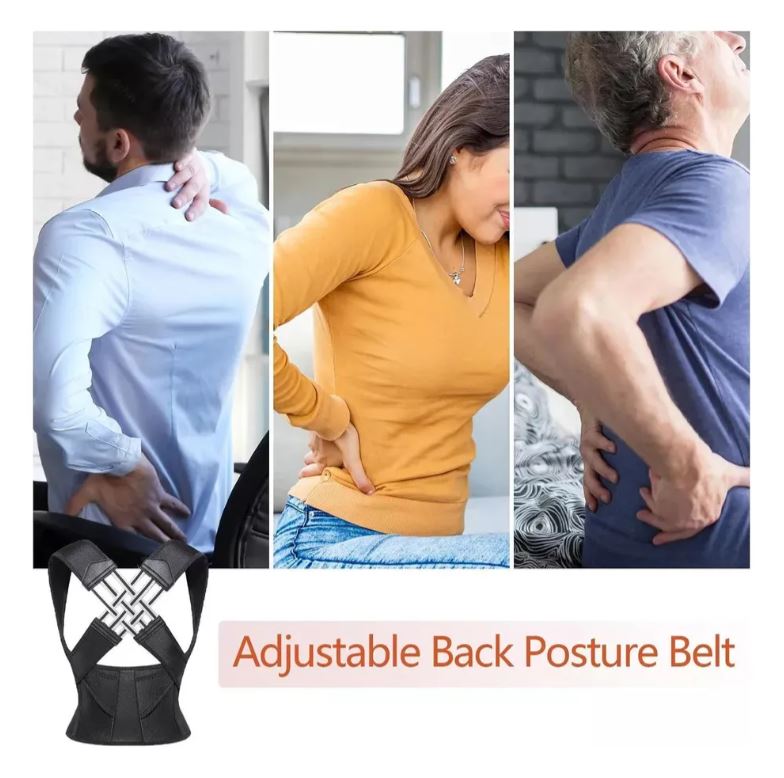 Chaleco de soporte postural ergonómico, brinda alivio natural en México.