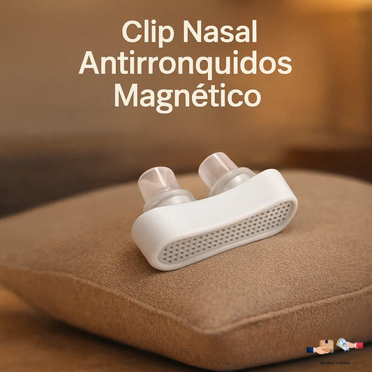 Clip de nariz magnético de silicona para la separación de las fosas nasales.