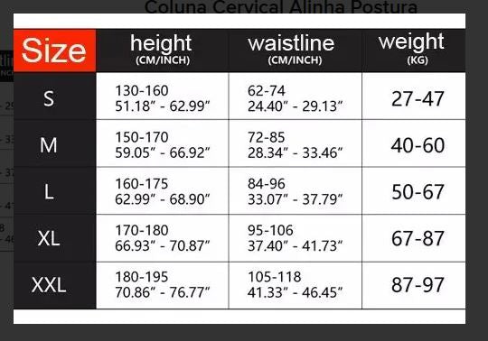 Corrector postural ergonómico unisex, ideal para hombros y espalda.