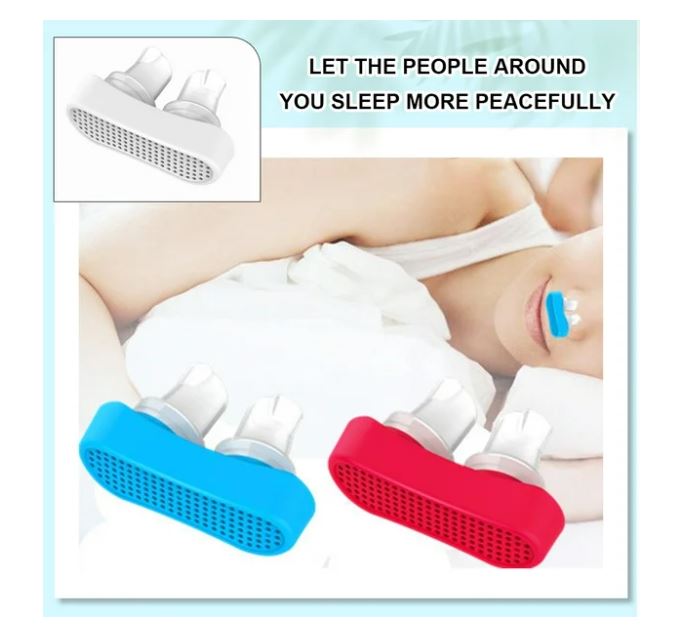 Dilatador nasal de silicona con imanes que colabora con el flujo de aire.