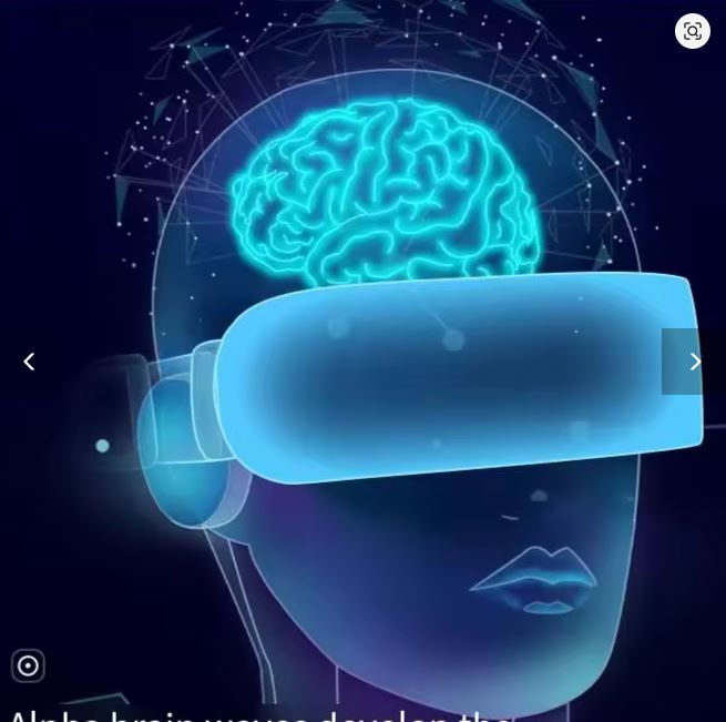 Dispositivo masajeador de ojos con vibración, ayuda a reducir el estrés y dolores de cabeza.