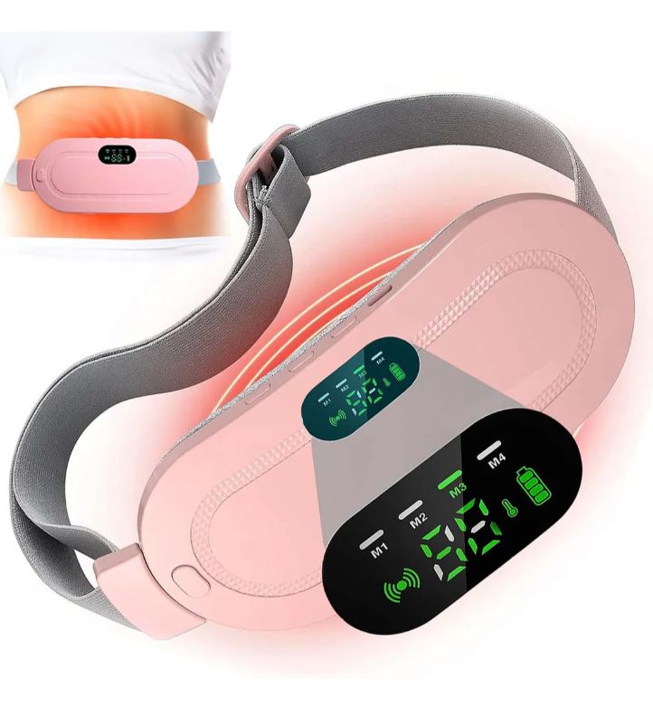 Dispositivo TENS portátil, para alivio rápido del dolor menstrual y cólicos.