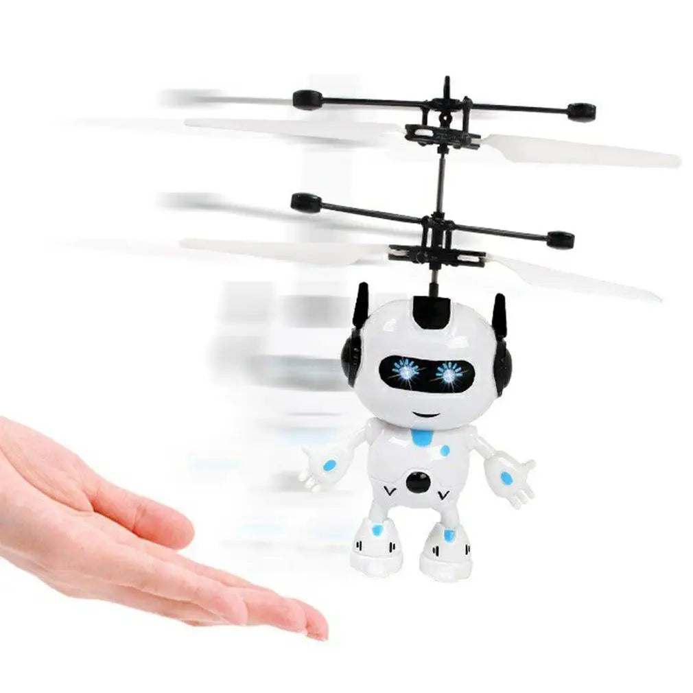 Drone juguete pequeño con sensor infrarrojo para guiarlo con las manos, seguro para niños.