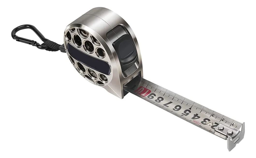 Flexómetro de acero inoxidable, cinta para medir resistente al agua.