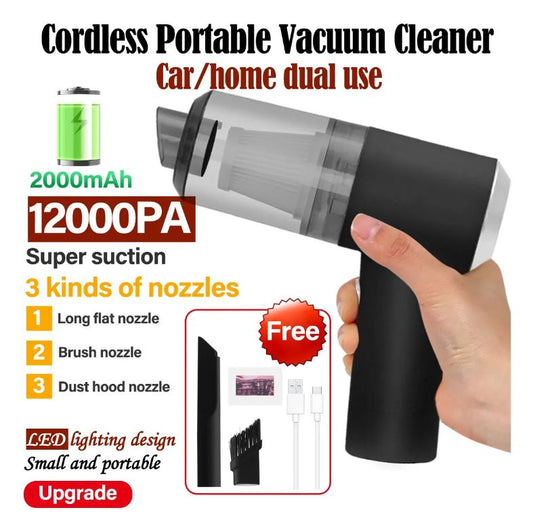 Aspiradora Portátil 3 en 1 – Aspira, y Sopla en Segundos