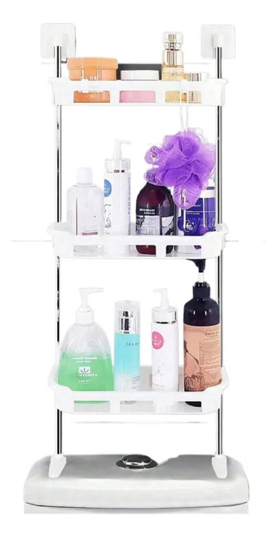 Estante de Almacenamiento Compacto para Baño sobre el Inodoro