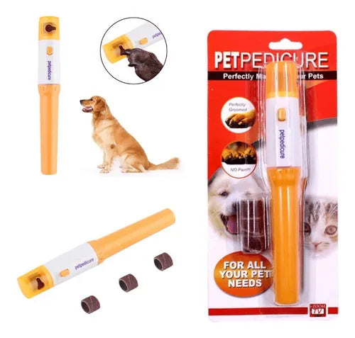 Herramienta de manicura silenciosa para mascotas, ideal para perros sensibles al ruido.