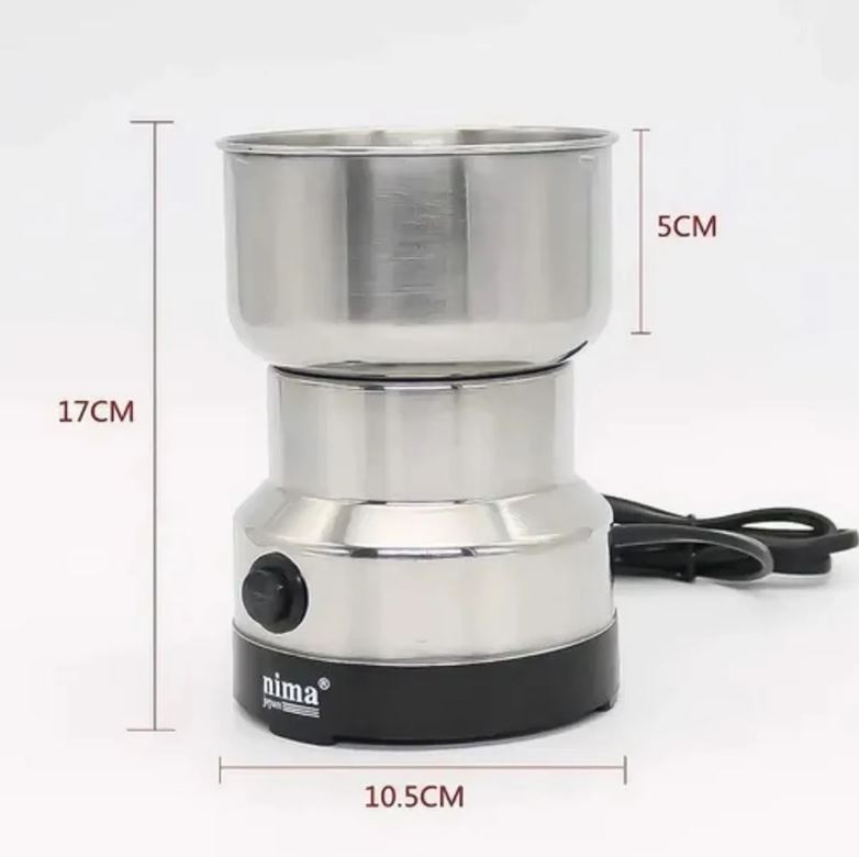 Herramienta eléctrica compacta para moler café justo antes de prepararlo para máximo aroma.