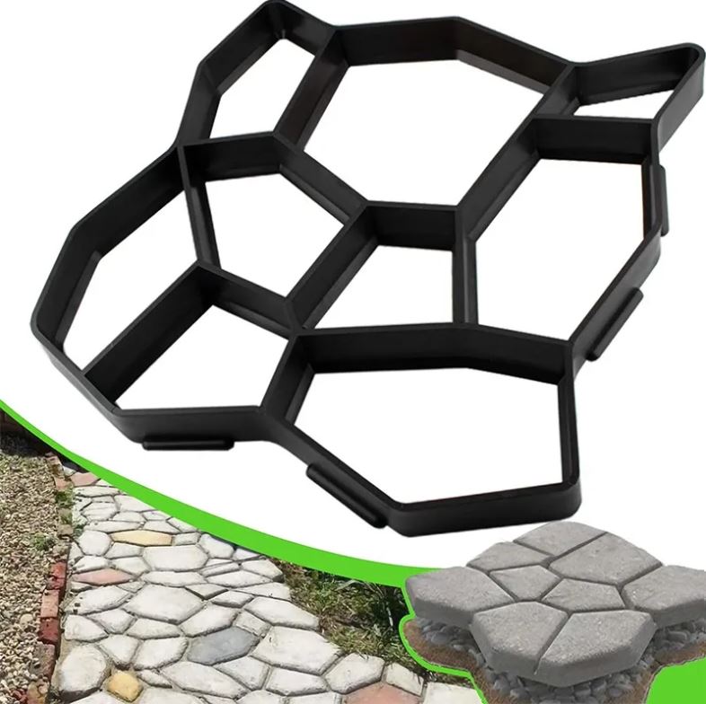 Molde Reutilizable para Caminos y Pisos – Diseño Profesional al Instante