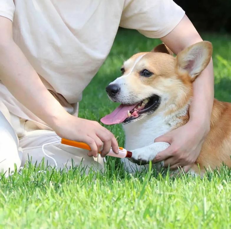Lima Eléctrica para Uñas de Mascotas, Incluye 2 Limas y Rápida y Segura