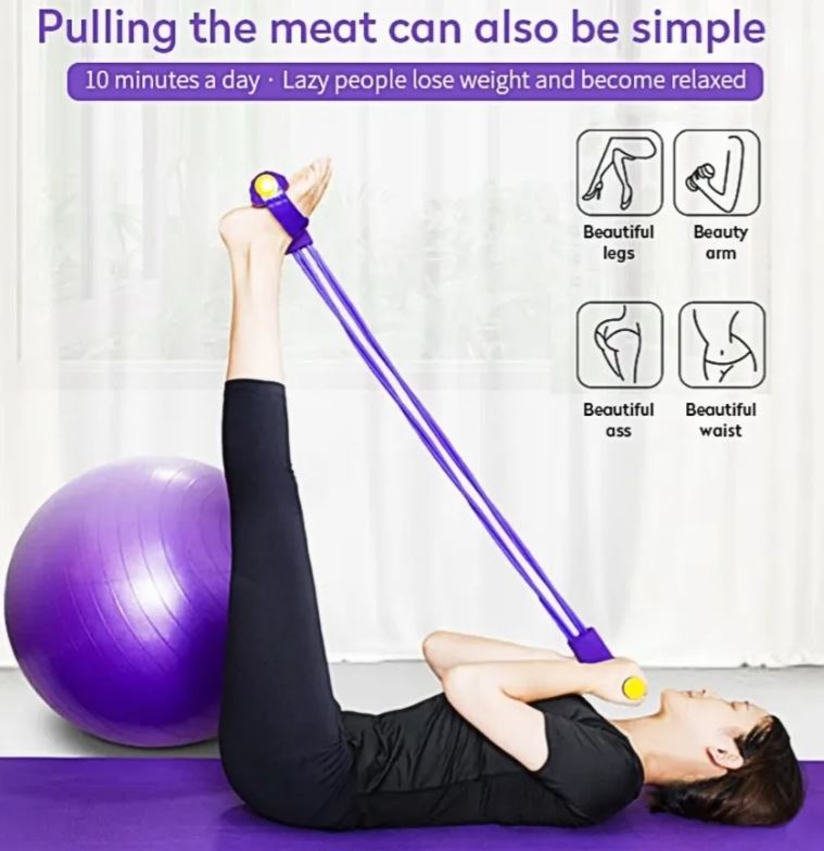 Cuerda Elastica de Entrenamiento Portátil para Ejercicio Completo