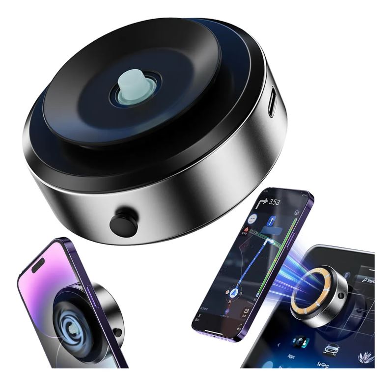 Soporte Magnético para Vehículo – Compatible con Todos los Teléfonos y de Fácil Ajuste