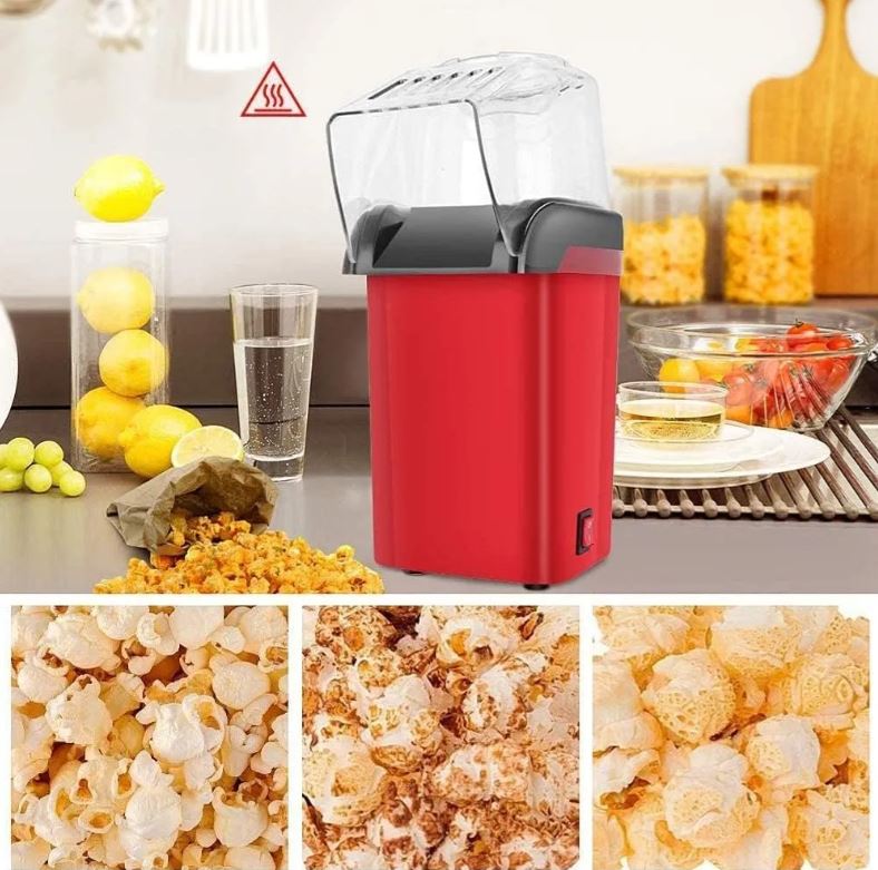 Máquina para Hacer Palomitas Saludables, Rápidas y Sin Mantequilla