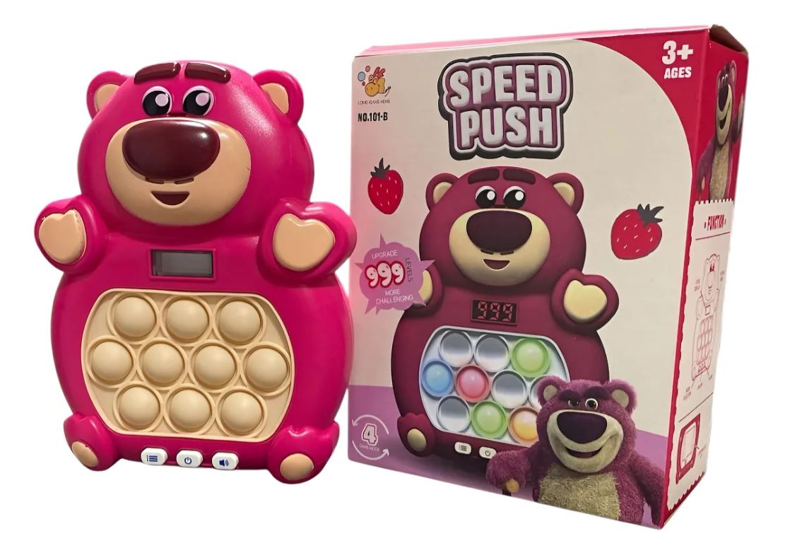 Juego Pop It electrónico Lotso, ayuda a aliviar la ansiedad, ideal para regalo.
