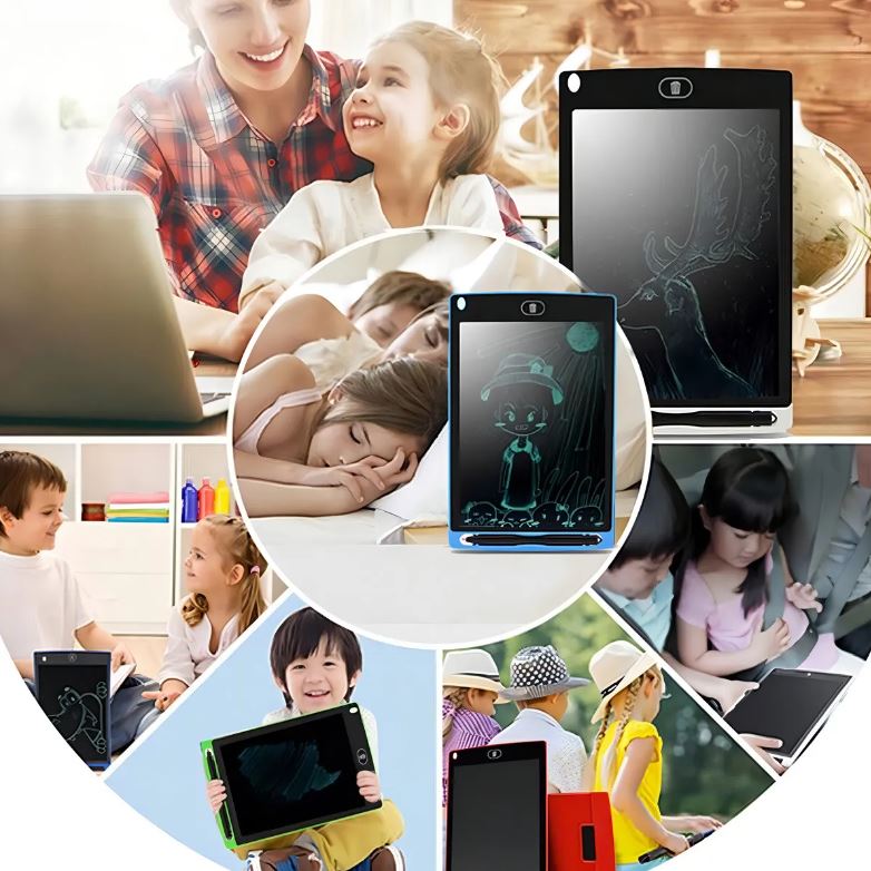 Tablet de Escritura y Dibujo LCD de 8.5" Para Niños - Pizarra Mágica Reutilizable