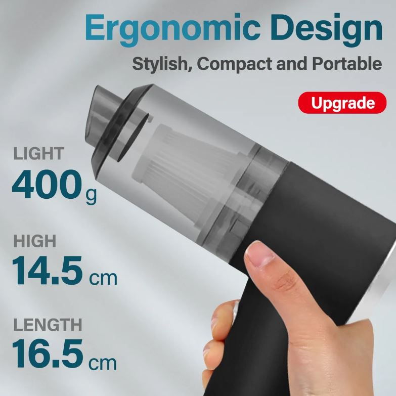 Aspiradora Portátil 3 en 1 – Aspira, y Sopla en Segundos