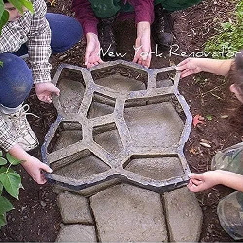 Kit de molde de plástico para pisos de concreto, ideal para jardineras.