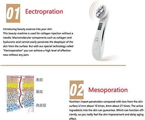 Kit rejuvenecedor facial luminosidad 5 modos, utiliza terapia LED.