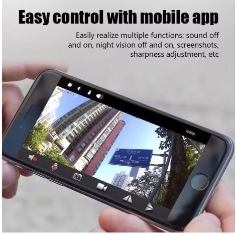 Mini Cámara de Seguridad WiFi de 1080P Full HD con Visión Remota
