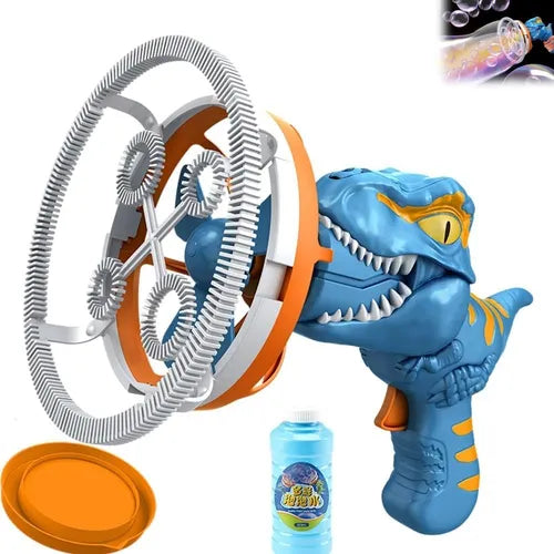 Lanza burbujas de dinosaurio, juguete automático para niños en México.