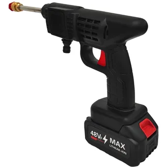 Lavadora para auto inalámbrica y portátil de 48V, con múltiples boquillas de chorro.