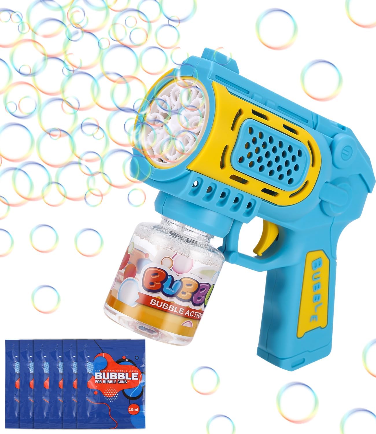 Máquina de burbujas automática LED, un regalo original para niños.